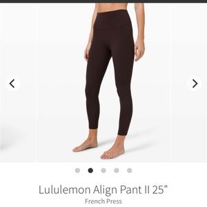 Lululemon Align 25” French Press